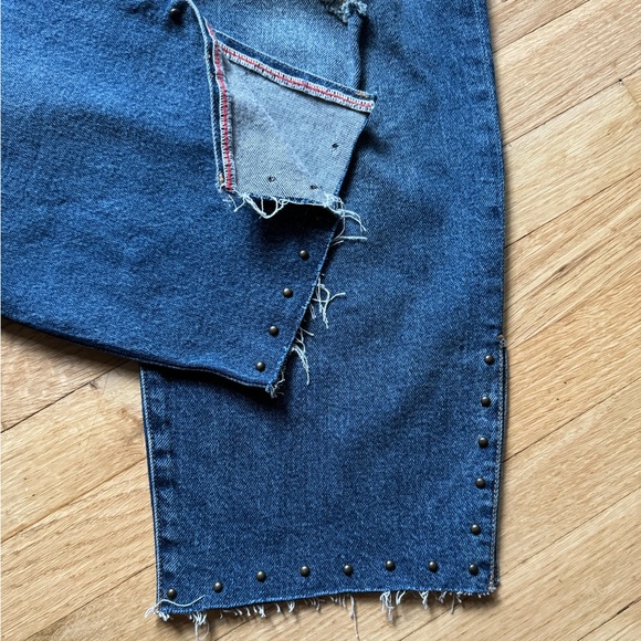 NWOT Studded Straight High-Rise Jean - Picture 4 of 13